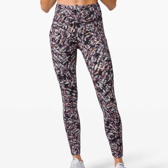Lululemon Fast and Free Tight ll 25” Patterned Women's Leggings Kaleidoscope - Picture 1 of 16